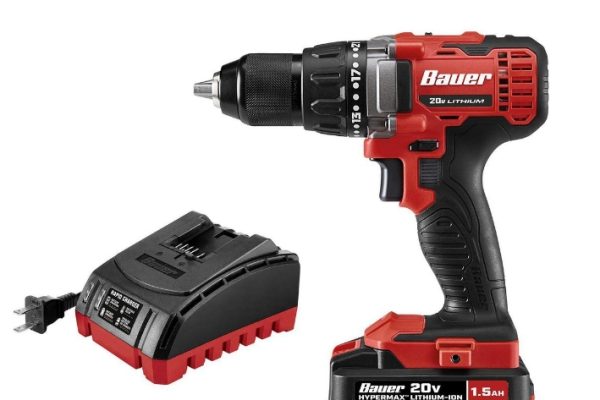 BAUER 20V Cordless 1 in. Drill Driver Kit